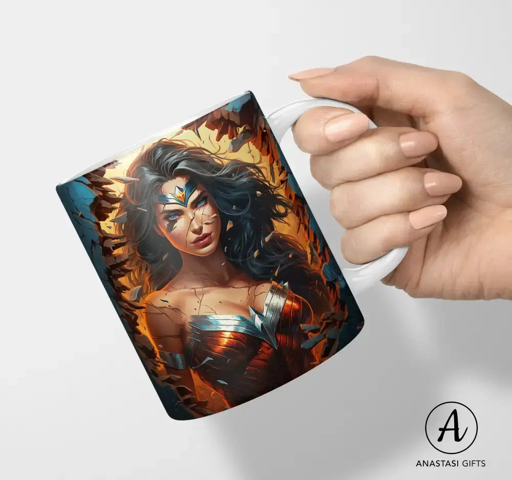 DC Wonder Women Mug-Anastasi Gifts