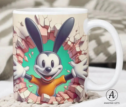 Disney Ceramic Mugs | 3D-Effect Prints-Anastasi Gifts