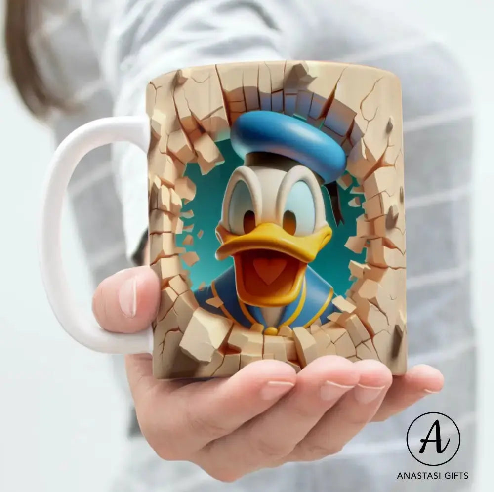 Disney Ceramic Mugs | 3D-Effect Prints-Anastasi Gifts