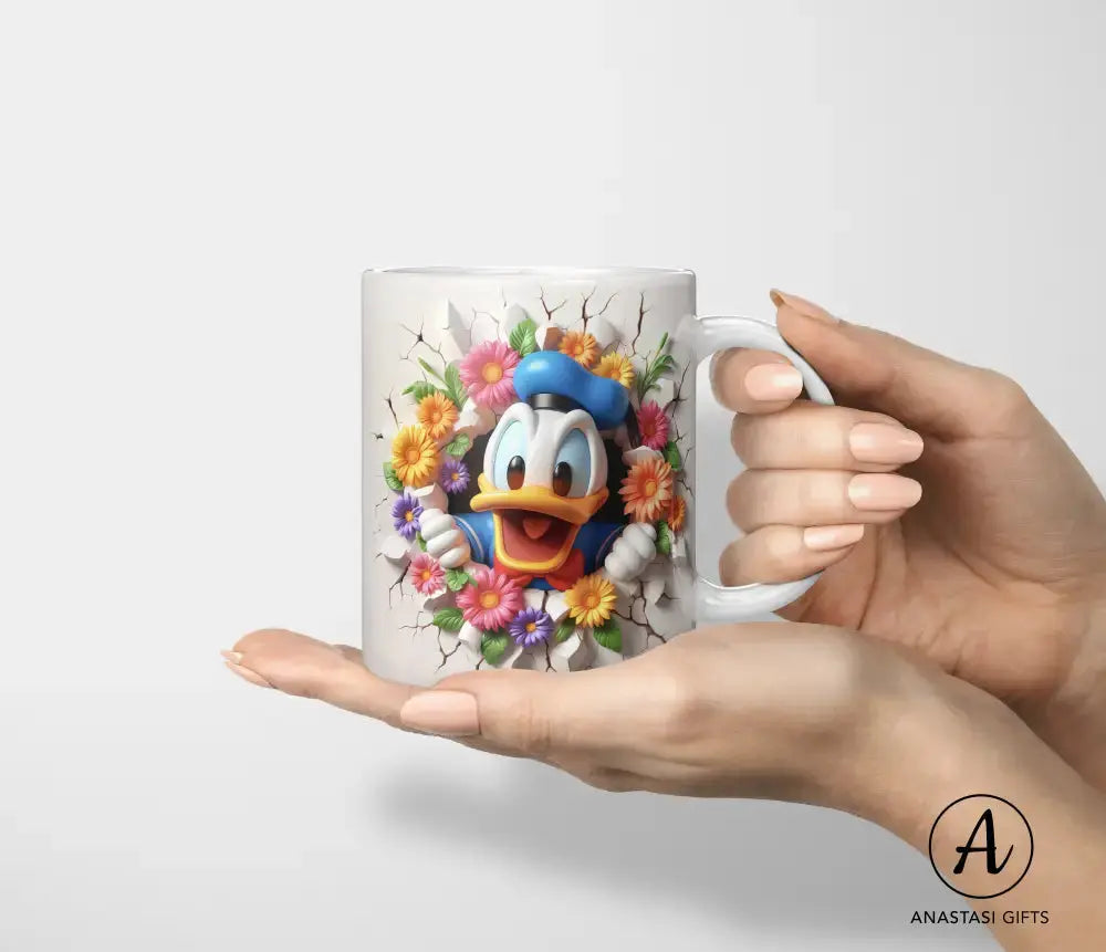 Donald Duck Ceramic Mug - Perfect for Collectors and Disney Fans-Anastasi Gifts