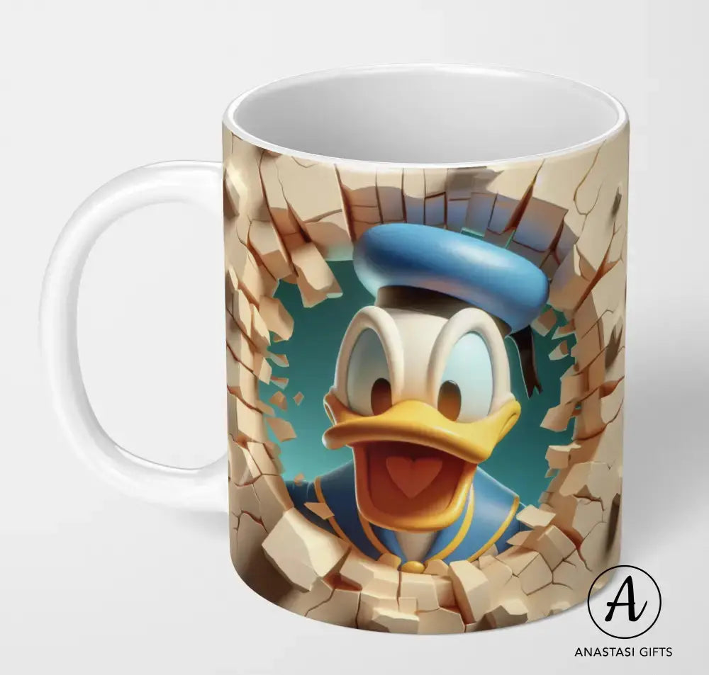 Donald Duck Ceramic Mug - Perfect for Collectors and Disney Fans-Anastasi Gifts