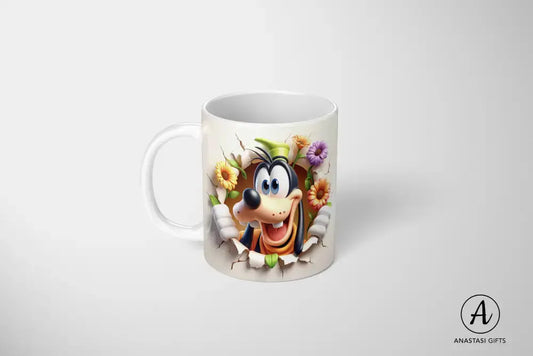 Goofy - Ceramic Mugs - Vibrant 3D Printed-Anastasi Gifts
