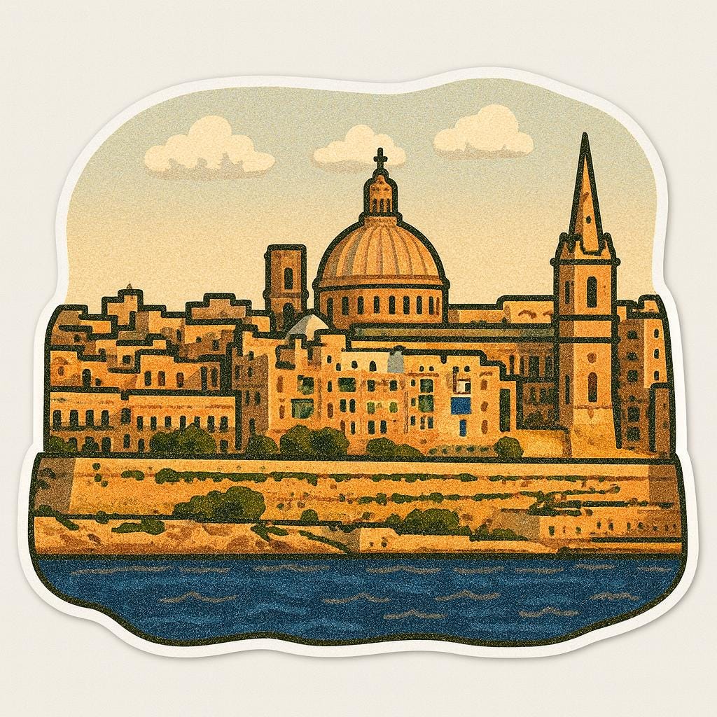 Maltese Sticker from Malta-Anastasi Gifts