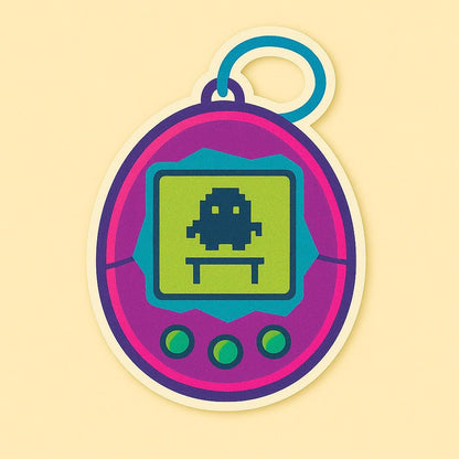 1990s Iconic Stickers Straight Outta the 90s - Game Boy Tamagotchi Discman CRT TV Floppy Disk Slap Bracelet-Anastasi Gifts