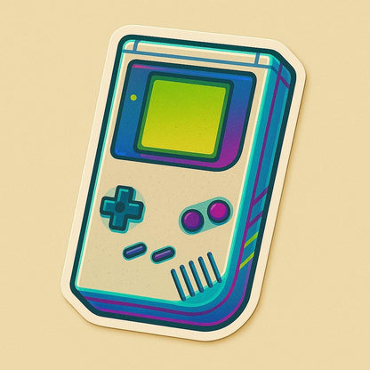 1990s Iconic Stickers Straight Outta the 90s - Game Boy Tamagotchi Discman CRT TV Floppy Disk Slap Bracelet-Anastasi Gifts