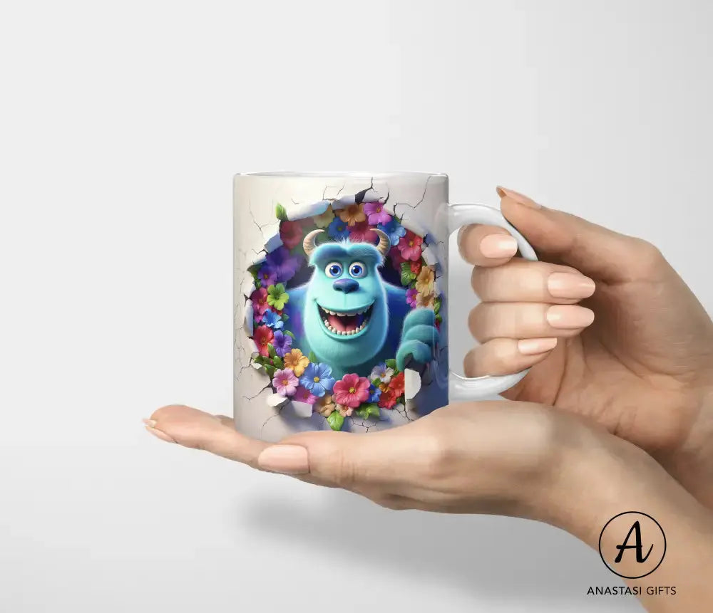 James (Monsters Inc.) - Ceramic Mugs - Vibrant 3D Printed-Anastasi Gifts