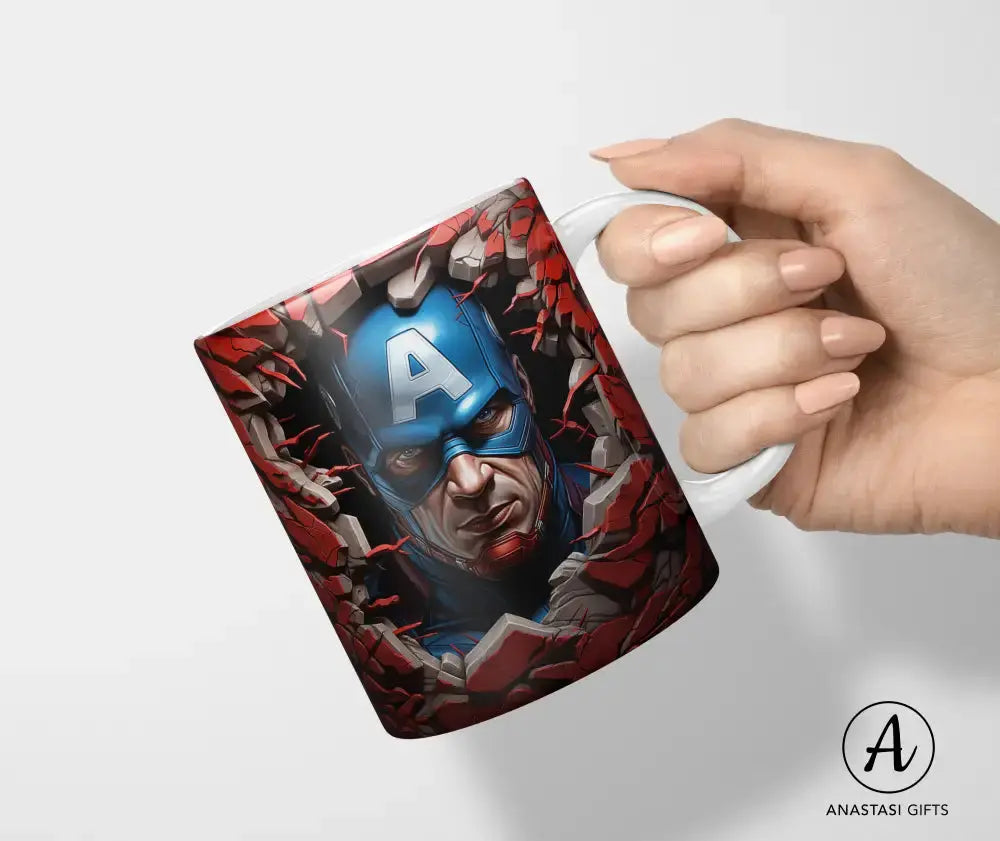 Marvel Captain America Mug-Anastasi Gifts