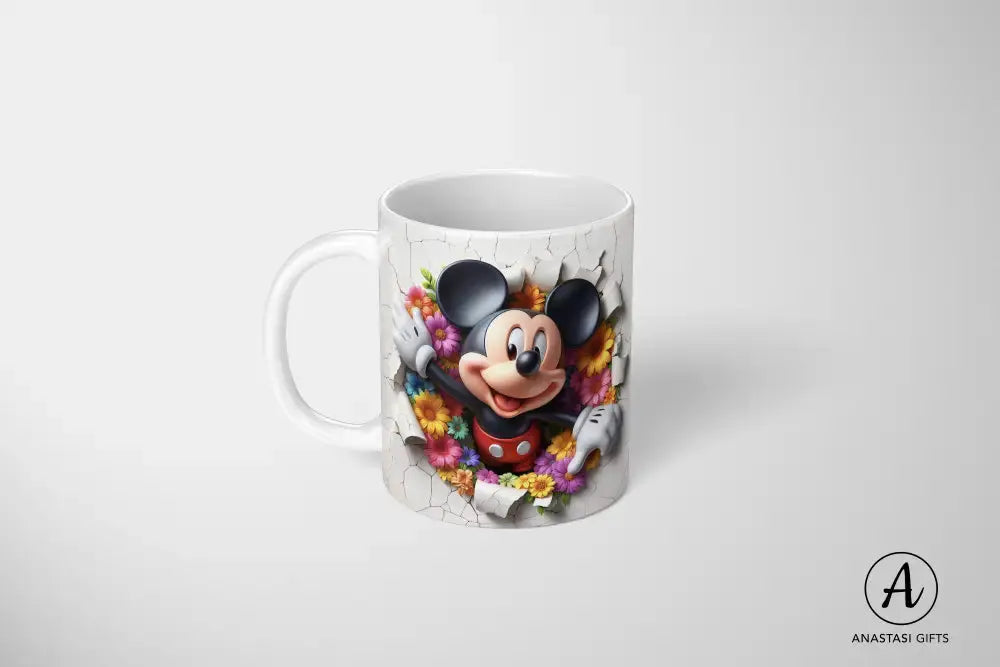 Mickey Mouse - Ceramic Mugs - Vibrant 3D Printed-Anastasi Gifts