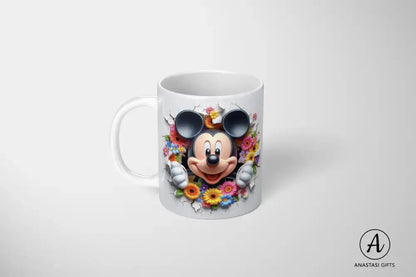 Mickey Mouse - Ceramic Mugs - Vibrant 3D Printed-Anastasi Gifts