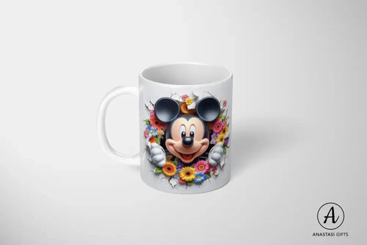 Mickey Mouse - Ceramic Mugs - Vibrant 3D Printed-Anastasi Gifts