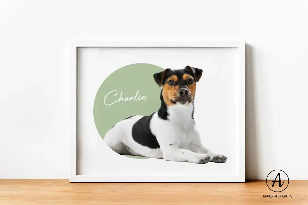 Modern Pet Portraits - Framed-Anastasi Gifts
