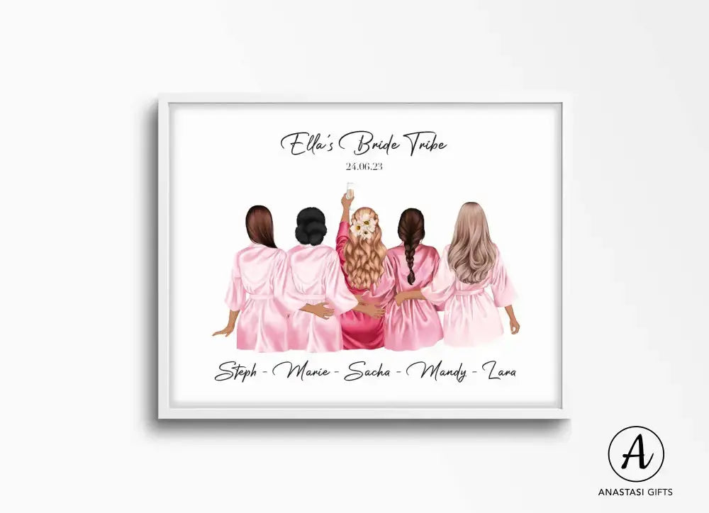 Personalised Bridesmaid Frame-Anastasi Gifts