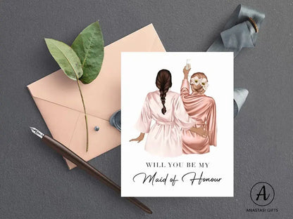 Will You Be My Bridesmaid or Maid of Honour Proposal Cards-Anastasi Gifts