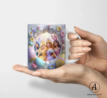 Disney Princesses Easter Mugs-Anastasi Gifts