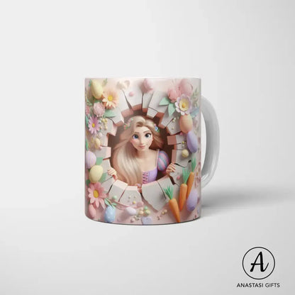Rapunzel / Tangled Easter Disney Mug-Anastasi Gifts