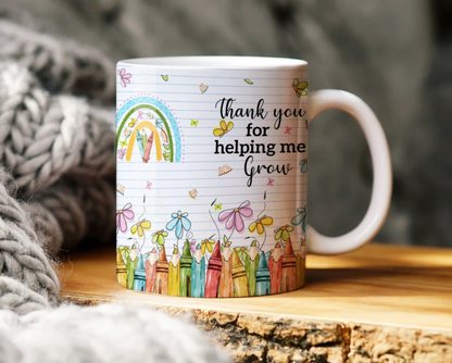 Personalised Teacher Mug - Thank You-Anastasi Gifts