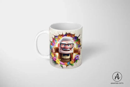 Up - Ceramic Mugs - Vibrant 3D Printed-Anastasi Gifts