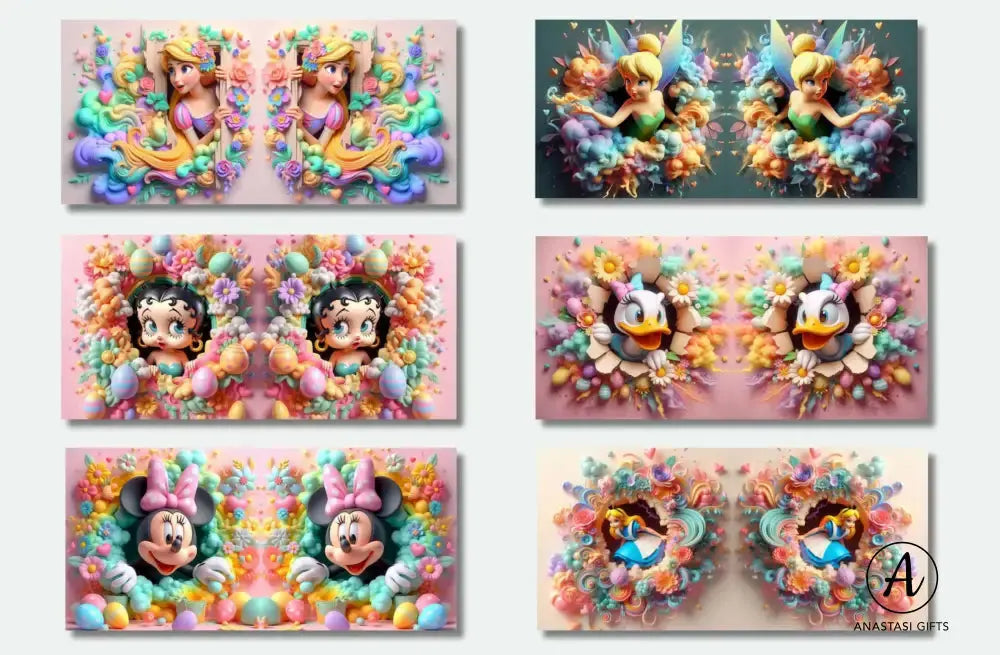 Whimsical Disney Ceramic Mugs | Enchanting 3D-Effect Prints-Anastasi Gifts