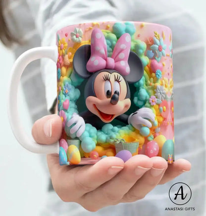Whimsical Disney Ceramic Mugs | Enchanting 3D-Effect Prints-Anastasi Gifts