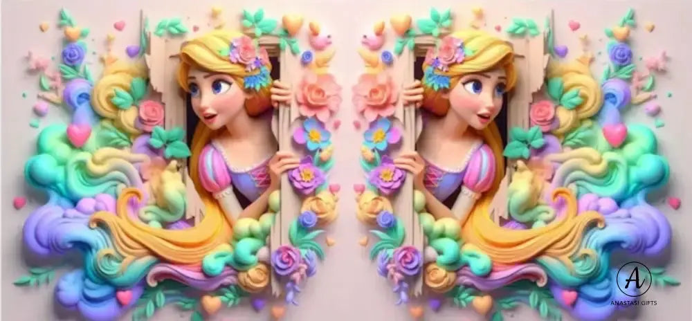 Whimsical Disney Ceramic Mugs | Enchanting 3D-Effect Prints-Anastasi Gifts